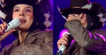 Ana Castela desabafa em show sobre ataques virtuais e confirma que seguir� na carreira