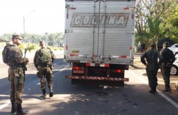 Ex�rcito Brasileiro realiza opera��o na Base da Pol�cia Rodovi�ria de Adamantina