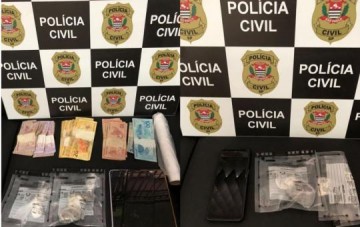 Opera��o da Pol�cia Civil com apoio de toda seccional resulta em pris�es em Parapu� por tr�fico de drogas