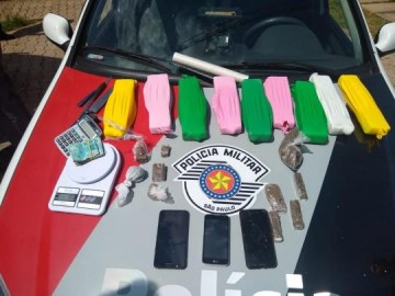 Pol�cia Militar prende traficante que tinha Disque-Droga em Luc�lia