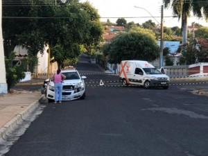 Polcia Militar registra acidente sem vtima prximo ao Centro Cultural Maria Conceio Villaa