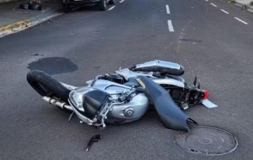 Motociclista morre no cruzamento das ruas Edson da Silveira Campos e Euclides da Cunha, em Dracena