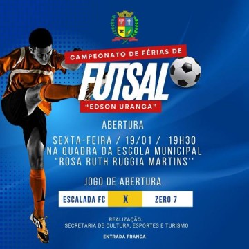 Osvaldo Cruz realiza Campeonato de Frias de Futsal em homenagem a "Edson Uranga"