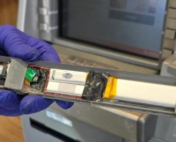 Pol�cia Civil de Tup� prende homem de Fortaleza que instalou chupa cabra em banco