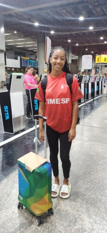 Atleta Laura Fernanda atinge o 4� lugar na categoria at� 18 anos do Campeonato Brasileiro J�nior