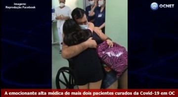 VDEO: Alta de mais dois pacientes que venceram a Covid-19 emociona