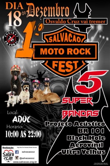 ONG Salvaco realiza o primeiro Salvaco Moto Rock Fest