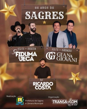 Sagres comemora 66 Anos com programa��o de eventos neste final de semana