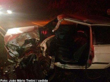 Carro com placas de Osvaldo Cruz se envolve em acidente na SP-294