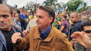 VDEO: Candidato do PL  Presidncia, Jair Bolsonaro, cumpriu agenda em Presidente Prudente (SP)