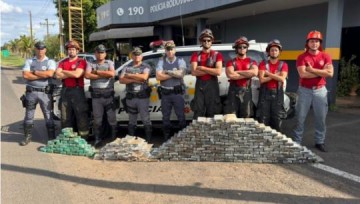 Pol�cia Militar Rodovi�ria apreende carga de coca�na avaliada em R$10 milh�es na base de Tup�