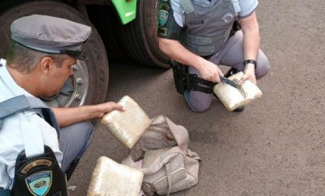 Boliviana � presa com skunk em �nibus interestadual em Assis