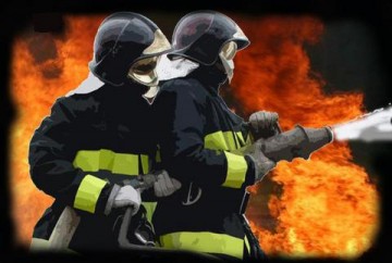 Bombeiros atendem inc�ndio no centro