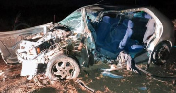 Homem morre e mulher fica ferida em grave acidente na vicinal entre Bastos e Parapu�