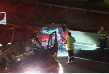 V�DEO: Motorista na contram�o provoca acidente na Rodovia do Contorno em Mar�lia