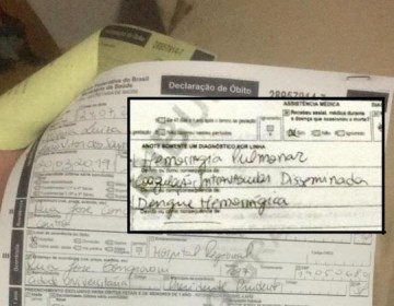 Hospital Regional aponta dengue hemorr�gica como uma das causas da morte da beb� de 4 meses em OC