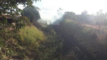 V�DEO: duas ocorr�ncias de queimadas incomodam a popula��o de Parapu� nesta ter�a-feira