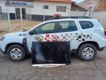 Pol�cia Militar de Osvaldo Cruz conduz dois homens para averigua��o de furto e recepta��o