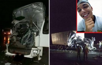 Acidente com caminh�o mata jovem de Bastos e fere morador de Iacri