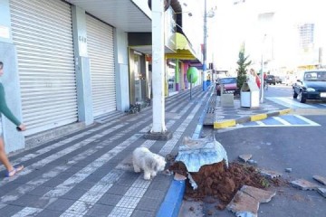 Blog do Giu: madrugada de vandalismo no centro de Osvaldo Cruz