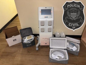 RIN�POLIS: Pol�cia Civil recupera equipamento que congela gordura avaliado em mais se R$ 30 mil