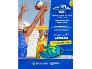 Carna Concha 2026 em Osvaldo Cruz vai ter torneios de beach tennis, futv�lei e v�lei de areia durante o Carnaval