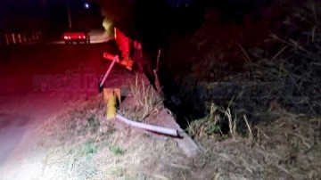 Motorista fica gravemente ferido em acidente em Rin�polis