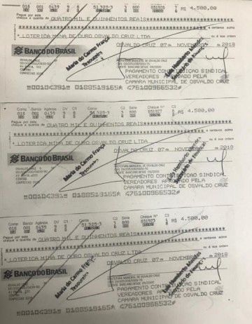 Golpista que usou cheques falsos da Prefeitura de Osvaldo Cruz pagou 27 boletos de R$ 1 mil cada