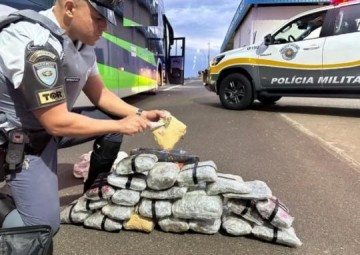 IRAPURU: Homem � preso por tr�fico de droga na SP-294