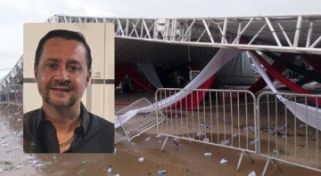 Desabamento em festa universit�ria deixa 59 feridos e uma morte em Regente Feij�