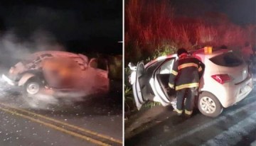 Acidente mata casal na SP-294 em Parapu�