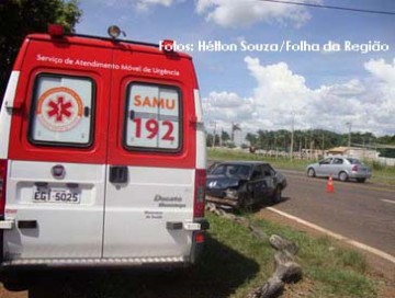 Acidente em rodovia deixa cinco crian�as feridas