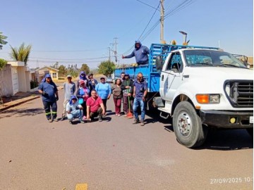 Residencial Aquarius recebe trabalhos de limpeza
