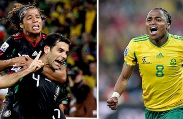 �frica 1 x 1 M�xico - fim de jogo