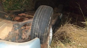 Pol�cia Militar de Rin�polis registra capotamento na vicinal Rin�polis a Piacatu