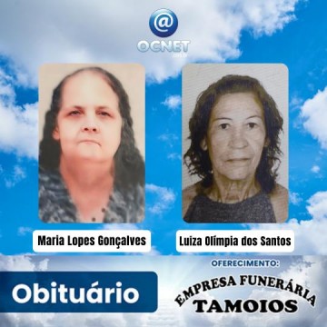 Portal Ocnet informa os falecimentos desta quarta-feira (21/08/2024)