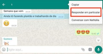 Atualizao do WhatsApp permite responder mensagens de grupo em particular