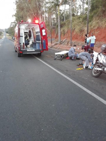 Duas pessoas ficam feridas em acidente na vicinal que liga Tup� ao Distrito de Parnaso
