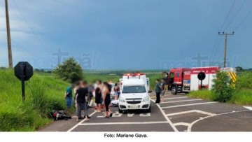 Motociclista fica gravemente ferido em acidente na vicinal Tup�/Varpa