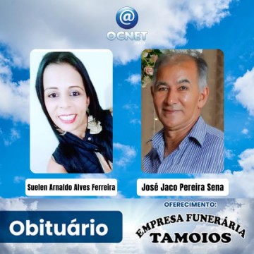Portal Ocnet informa os falecimentos desta segunda-feira (09/09/2024)