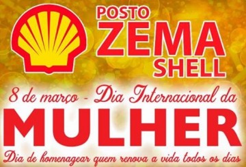 Posto Zema Shell faz promoo pelo Dia Internacional das Mulheres