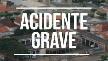 Pacaembu: �nibus em manuten��o perde sustenta��o, cede e fere dois em almoxarifado municipal