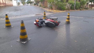 Motociclista atropela crian�a na regi�o da Vila Esperan�a