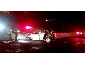 Jovem destri carro em acidente no Contorno em Marlia
