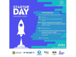 Osvaldo Cruz realiza Start Up Day no dia 21
