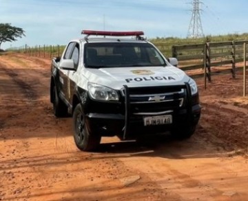 Pol�cia Civil investiga furto de trator com apoio do GIAR de Adamantina