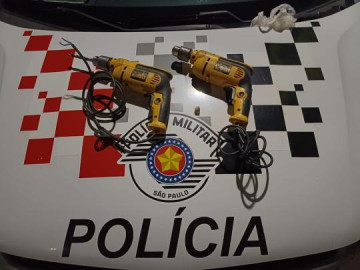 PM prende homem por tr�fico de drogas em troca de ferramentas furtadas em Osvaldo Cruz