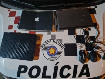 Pol�cia Militar apreende produtos de furto em Osvaldo Cruz