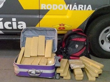 Vendedor esconde maconha em bagagem e acaba preso por tr�fico