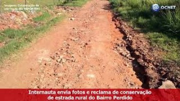 VDEO: Moradores reclamam de buracos e m conservao na Estrada do Perdido